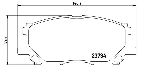 BREMBO Bremsensatz, Scheibenbremse sg00000el4 Hinterachse Innenbelüftet 319mm 28mm für LEXUS TOYOTA