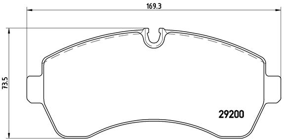 BREMBO Bremsensatz, Scheibenbremse sg00000eld Hinterachse Innenbelüftet 300mm 28mm für MERCEDES-BENZ AUDI SEAT VW SKODA