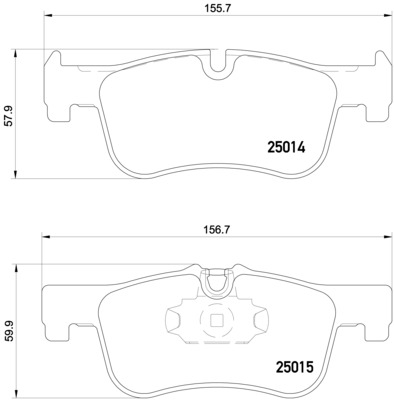 BREMBO Bremsensatz, Scheibenbremse sg00000enj Hinterachse Innenbelüftet 284mm 11mm für BMW