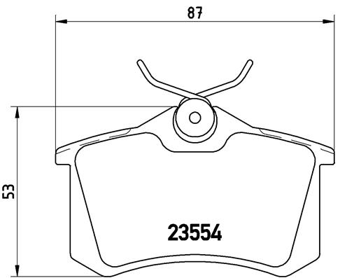 BREMBO Bremsensatz, Scheibenbremse sg00000enu Hinterachse Gelocht 288mm 25mm für PEUGEOT CITROËN FORD ROEWE (SAIC) LANCIA ZHONGHUA (BRILLIANCE) DS AUD