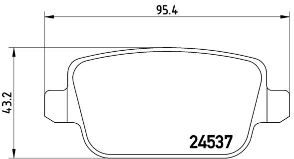BREMBO Bremsensatz, Scheibenbremse sg00000epu Hinterachse Gelocht 302mm 11mm für FORD FORD (CHANGAN) VOLVO LAND ROVER