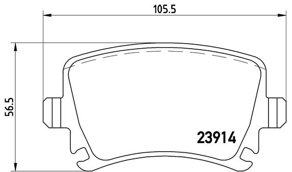 BREMBO Bremsensatz, Scheibenbremse sg00000eq7 Hinterachse Voll 302mm 30mm für VW (FAW) SKODA SEAT VW AUDI AUDI (FAW)