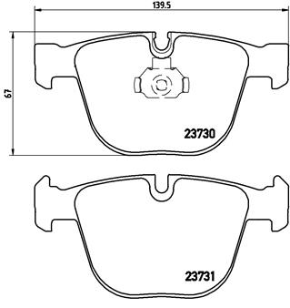 BREMBO Bremsensatz, Scheibenbremse sg00000erv Hinterachse Innenbelüftet 345mm 30mm für BMW BENTLEY