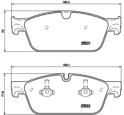 BREMBO Bremsensatz, Scheibenbremse sg00000erw Hinterachse Innenbelüftet 375mm 22mm für MERCEDES-BENZ