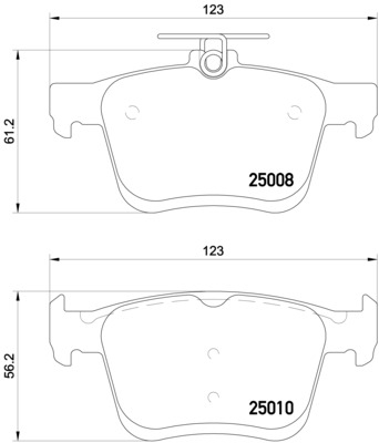 BREMBO Bremsensatz, Scheibenbremse sg00000esp Vorderachse Voll 288mm 25mm für MG (SAIC) VW AUDI (FAW) SKODA SEAT AUDI VW (FAW) JETTA SKODA (SVW)