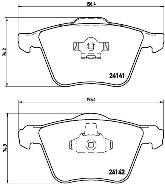 BREMBO Bremsensatz, Scheibenbremse sg00000esy Vorderachse Innenbelüftet 308mm 30mm für VOLVO