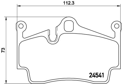 BREMBO Bremsensatz, Scheibenbremse sg00000euu Hinterachse Gelocht/innenbel. 299mm 24mm für PORSCHE