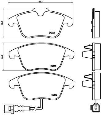 BREMBO Bremsensatz, Scheibenbremse sg00000ev0 Hinterachse Voll 312mm 12mm für VW SKODA AUDI SEAT AUDI (FAW) SKODA (SVW) VW (FAW) VW (SVW)
