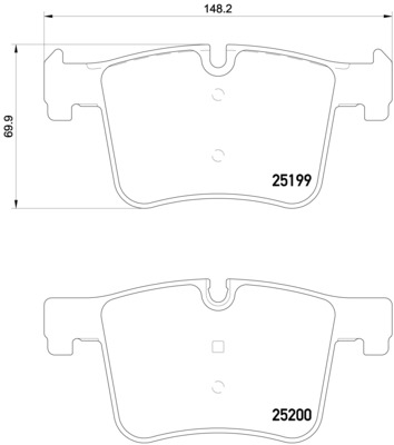 BREMBO Bremsensatz, Scheibenbremse sg00000ewo Vorderachse Innenbelüftet 300mm 24mm für BMW