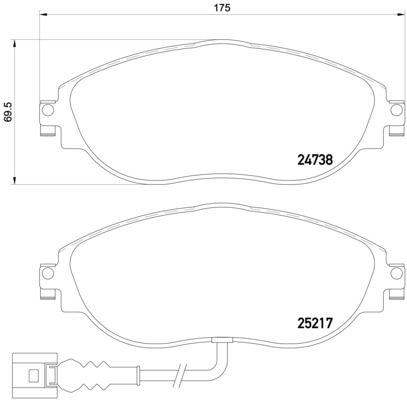 BREMBO Bremsensatz, Scheibenbremse sg00000eyi Hinterachse Innenbelüftet 310mm 30mm für SEAT AUDI VW VW (SVW) SKODA VW (FAW) AUDI (FAW) SKODA (SVW)