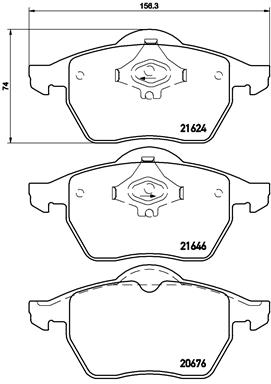 BREMBO Bremsensatz, Scheibenbremse sg00000ezn Hinterachse Voll 245mm 15mm für LANCIA ALFA ROMEO FIAT SKODA AUDI VW SEAT