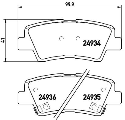 BREMBO Bremsensatz, Scheibenbremse sg00000f0y Hinterachse Innenbelüftet 262mm 10mm für CHEVROLET (SGM) GEELY HYUNDAI KIA FENGON KIA (DYK) HYUNDAI (BEI
