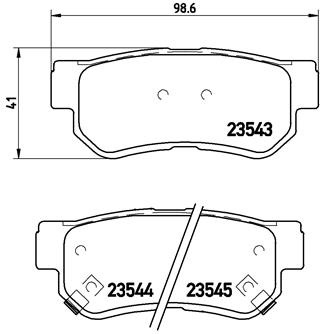 BREMBO Bremsensatz, Scheibenbremse sg00000f1e Hinterachse Voll 294mm 10mm für KIA HYUNDAI GAC SSANGYONG DONGFENG JAC