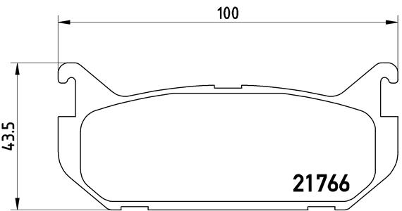 BREMBO Bremsensatz, Scheibenbremse sg00000f1l Hinterachse Innenbelüftet 258mm 24mm für FORD FORD USA MITSUBISHI MAZDA HAIMA (FAW) NISSAN