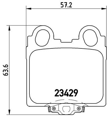 BREMBO Bremsensatz, Scheibenbremse sg00000f28 Hinterachse Innenbelüftet 296mm 32mm für TOYOTA LEXUS NISSAN