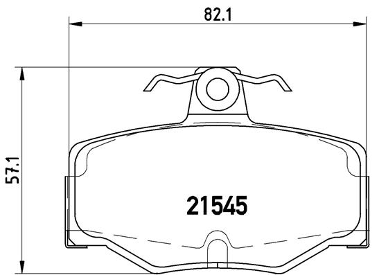 BREMBO Bremsensatz, Scheibenbremse sg00000f52 Hinterachse Voll 278mm 28mm für NISSAN