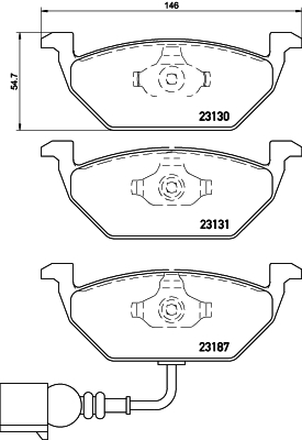 BREMBO Bremsensatz, Scheibenbremse sg00000f5s Hinterachse Geschlitzt 256mm 9mm für CITROËN PEUGEOT FORD MG (SAIC) ROEWE (SAIC) LANCIA ZHONGHUA (BRILLI