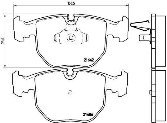 BREMBO Bremsensatz, Scheibenbremse sg00000f6i Hinterachse Geschlitzt 298mm 20mm für BMW