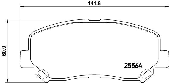 BREMBO Bremsensatz, Scheibenbremse sizw2nowb5 Hinterachse Geschlitzt 297mm 10mm für MAZDA MAZDA (CHANGAN)