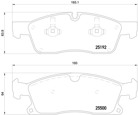BREMBO Bremsensatz, Scheibenbremse sizw2nq0f9 Hinterachse Innenbelüftet 350mm 22mm für MERCEDES-BENZ BRABUS