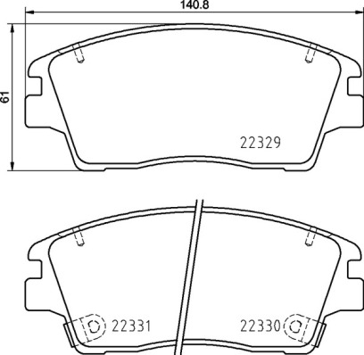 BREMBO Bremsensatz, Scheibenbremse sizw2nr8n6 Hinterachse Innenbelüftet 305mm 25mm für GEELY HYUNDAI KIA HYUNDAI (BEIJING) KIA (DYK)