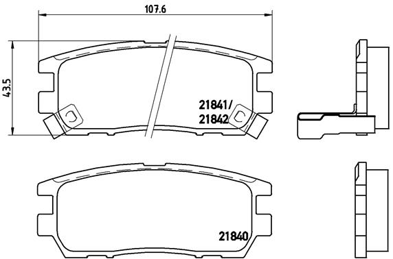 BREMBO Bremsensatz, Scheibenbremse sizw2nrc68 Hinterachse Voll 315mm 18mm für MITSUBISHI DODGE NISSAN CHRYSLER