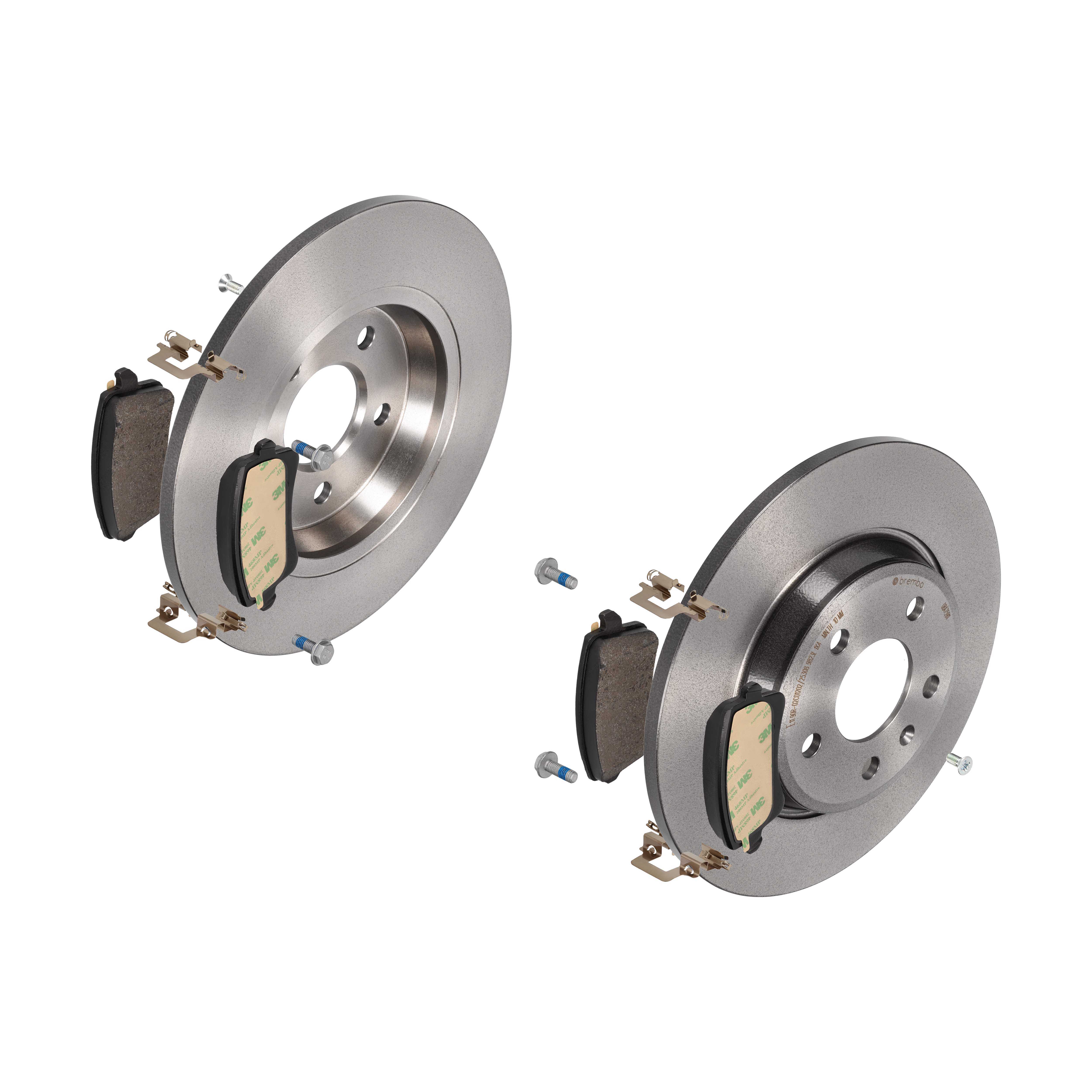 BREMBO Bremsensatz, Scheibenbremse ijdtidi172 Hinterachse Voll 300mm 12mm für SKODA AUDI (FAW) AUDI VW VW (FAW)