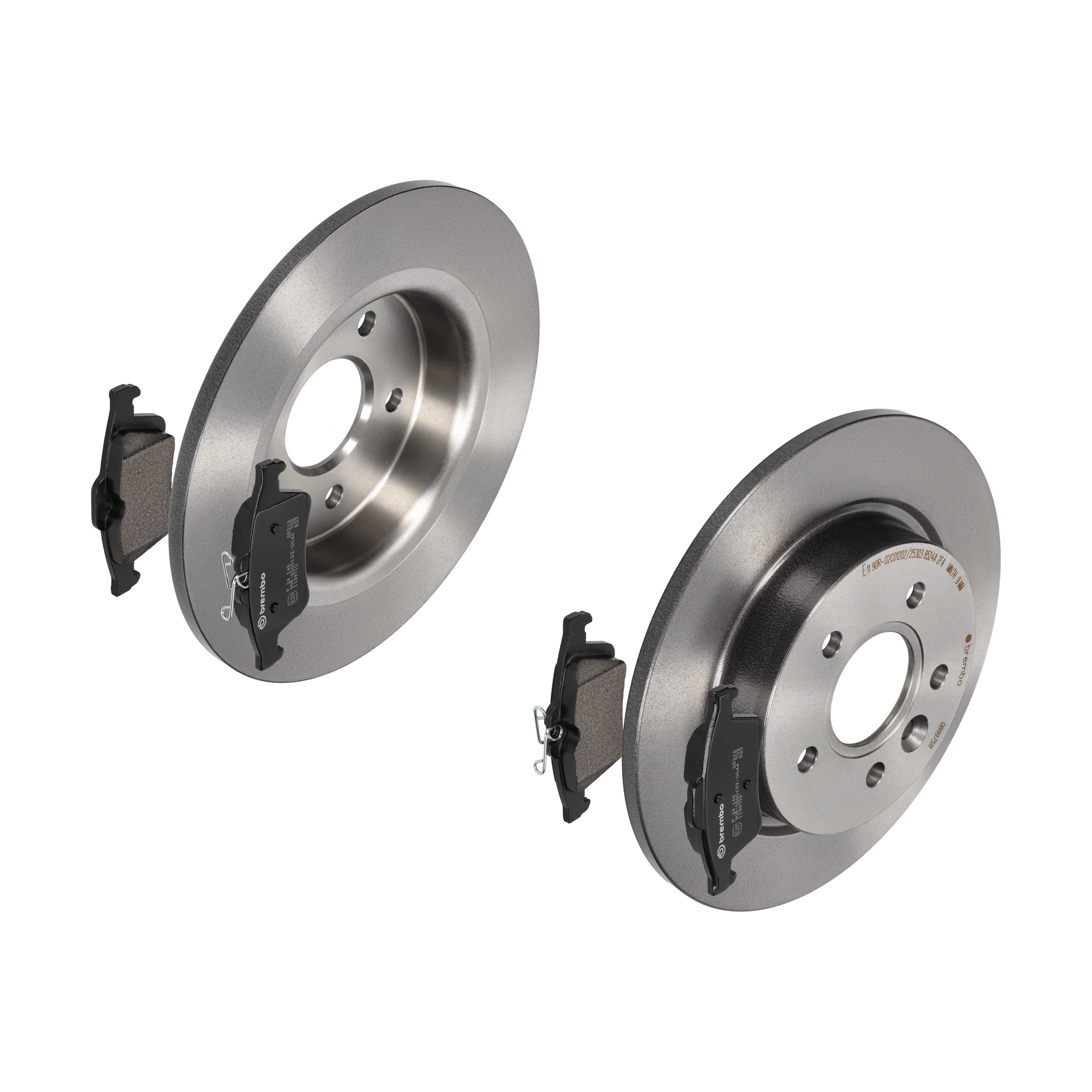 BREMBO Bremsensatz, Scheibenbremse ijdtidkdp4 Hinterachse Voll 280mm 11mm für FORD FORD (CHANGAN) VOLVO FORD USA NISSAN MAZDA