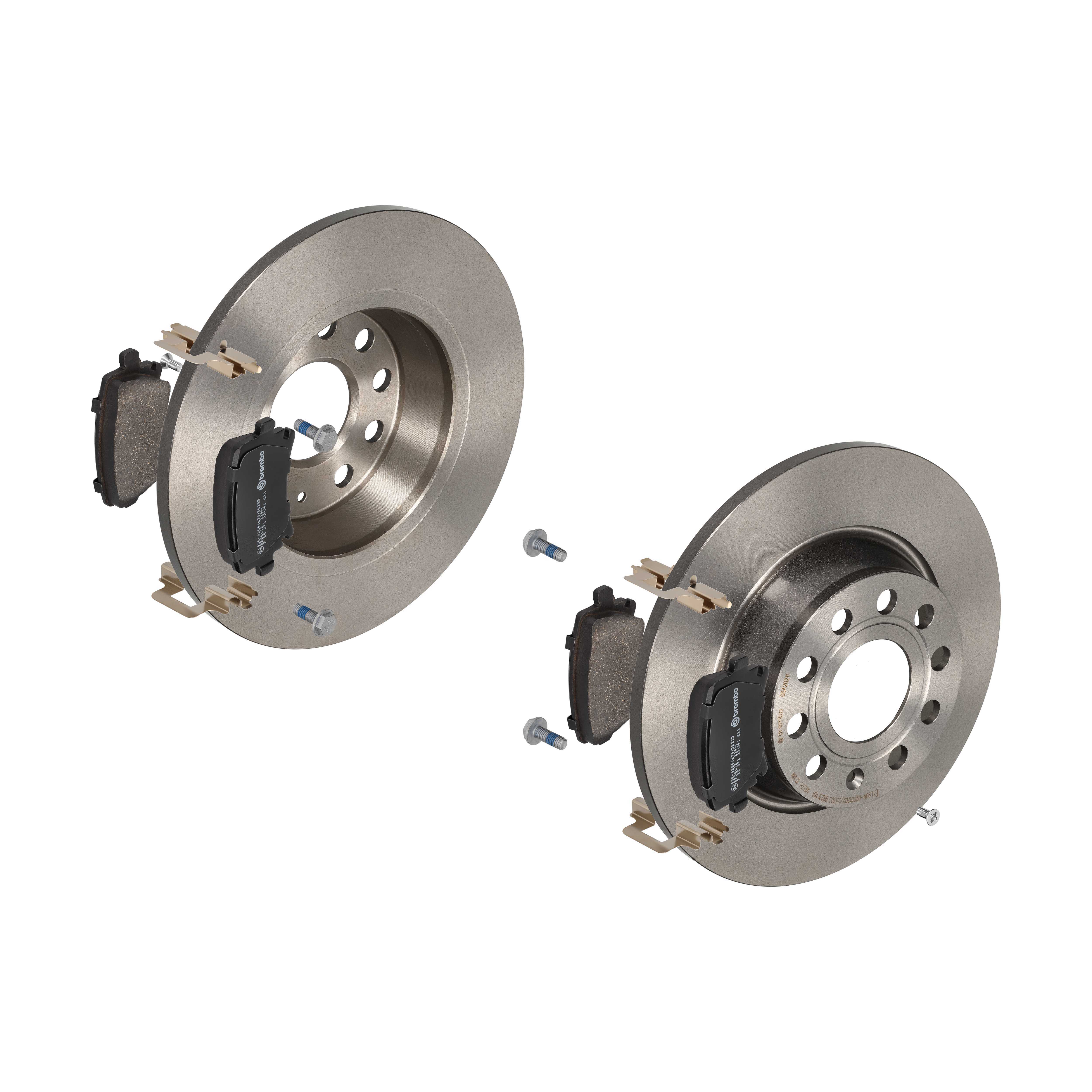 BREMBO Bremsensatz, Scheibenbremse ijdtidi3d0 Hinterachse Voll 282mm 12mm für VW AUDI SKODA SEAT VW (FAW) AUDI (FAW)