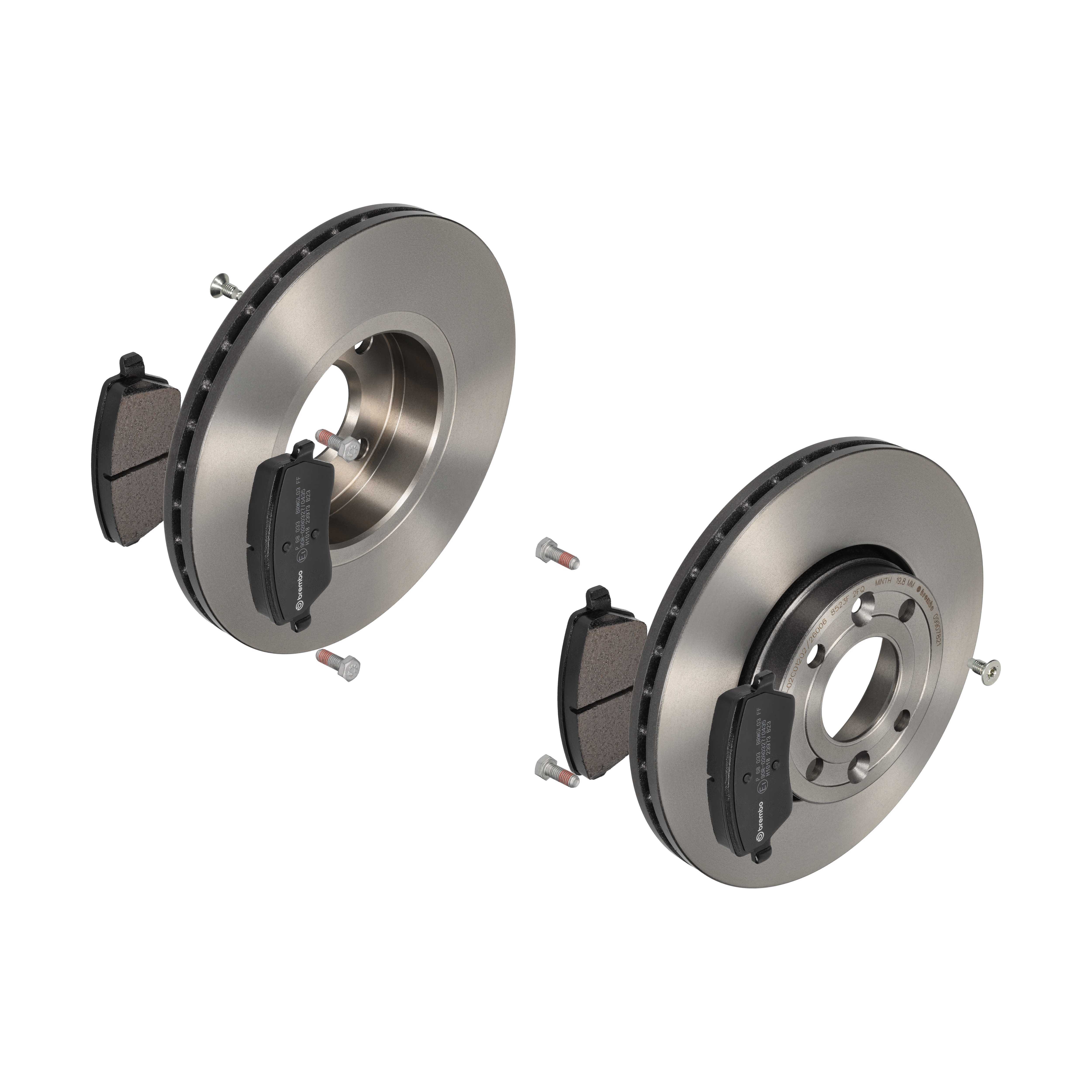BREMBO Bremsensatz, Scheibenbremse ijdtiddbq6 Vorderachse Innenbelüftet 258mm 22mm für MERCEDES-BENZ DACIA RENAULT LADA NISSAN