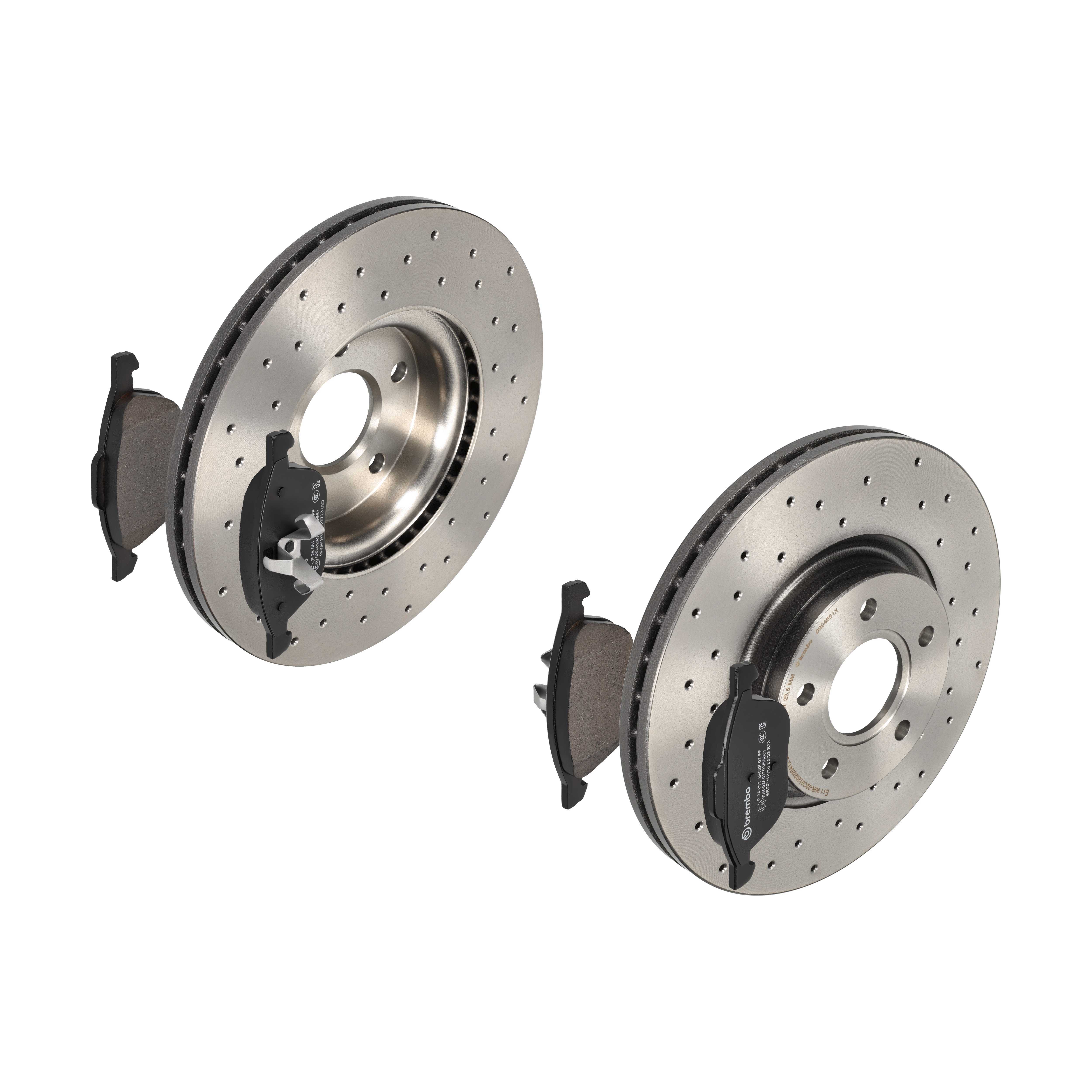 BREMBO Bremsensatz, Scheibenbremse sk8k0f3b91 Vorderachse Gelocht/innenbel. 300mm 25mm für VOLVO FORD FORD (CHANGAN) FORD ASIA & OCEANIA NISSAN MITSUB