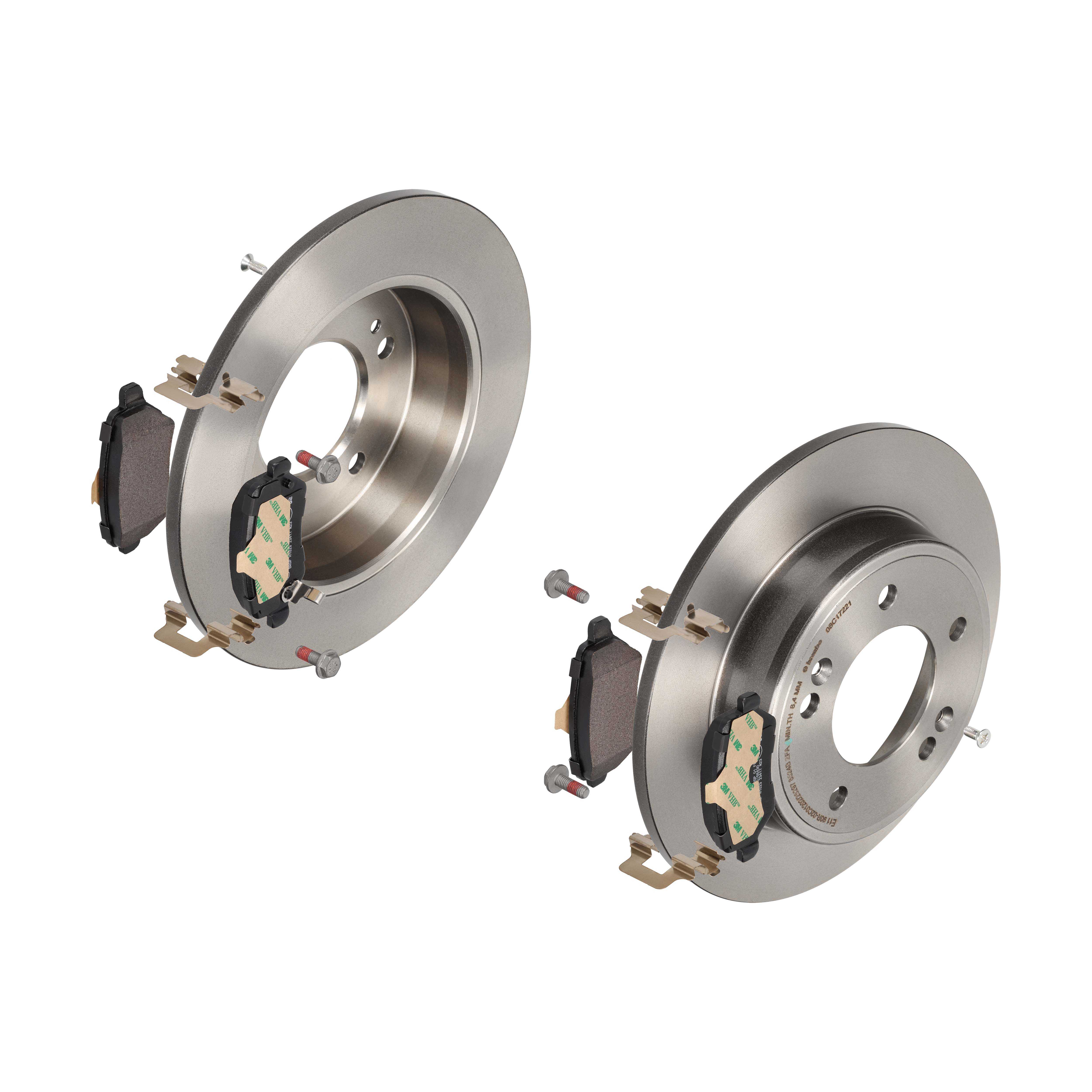 BREMBO Bremsensatz, Scheibenbremse ijdtidj7p2 Hinterachse Voll 262mm 10mm für OPEL GENERAL MOTORS SATURN KIA HYUNDAI