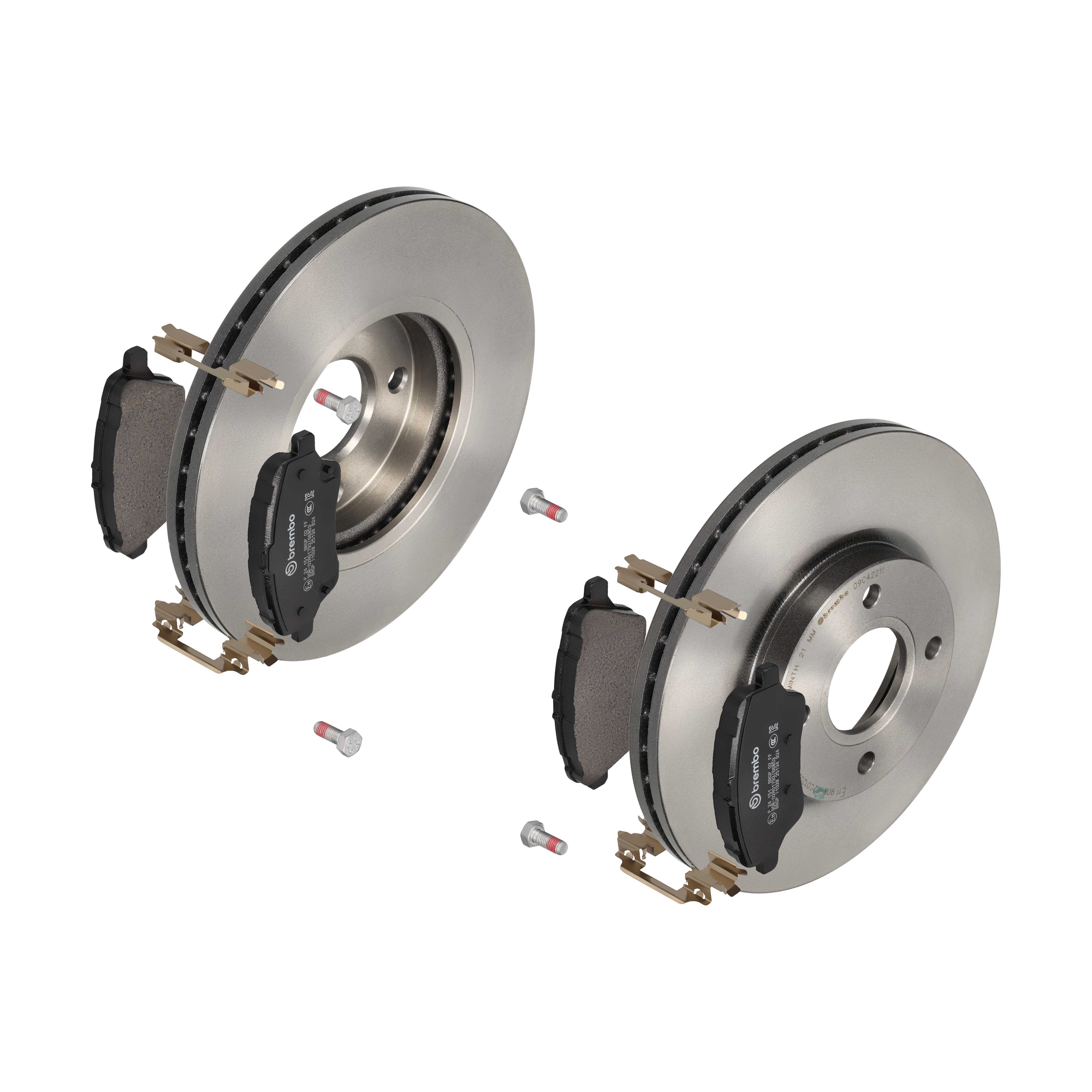 BREMBO Bremsensatz, Scheibenbremse ijdtideim5 Vorderachse Innenbelüftet 278mm 23mm für FORD