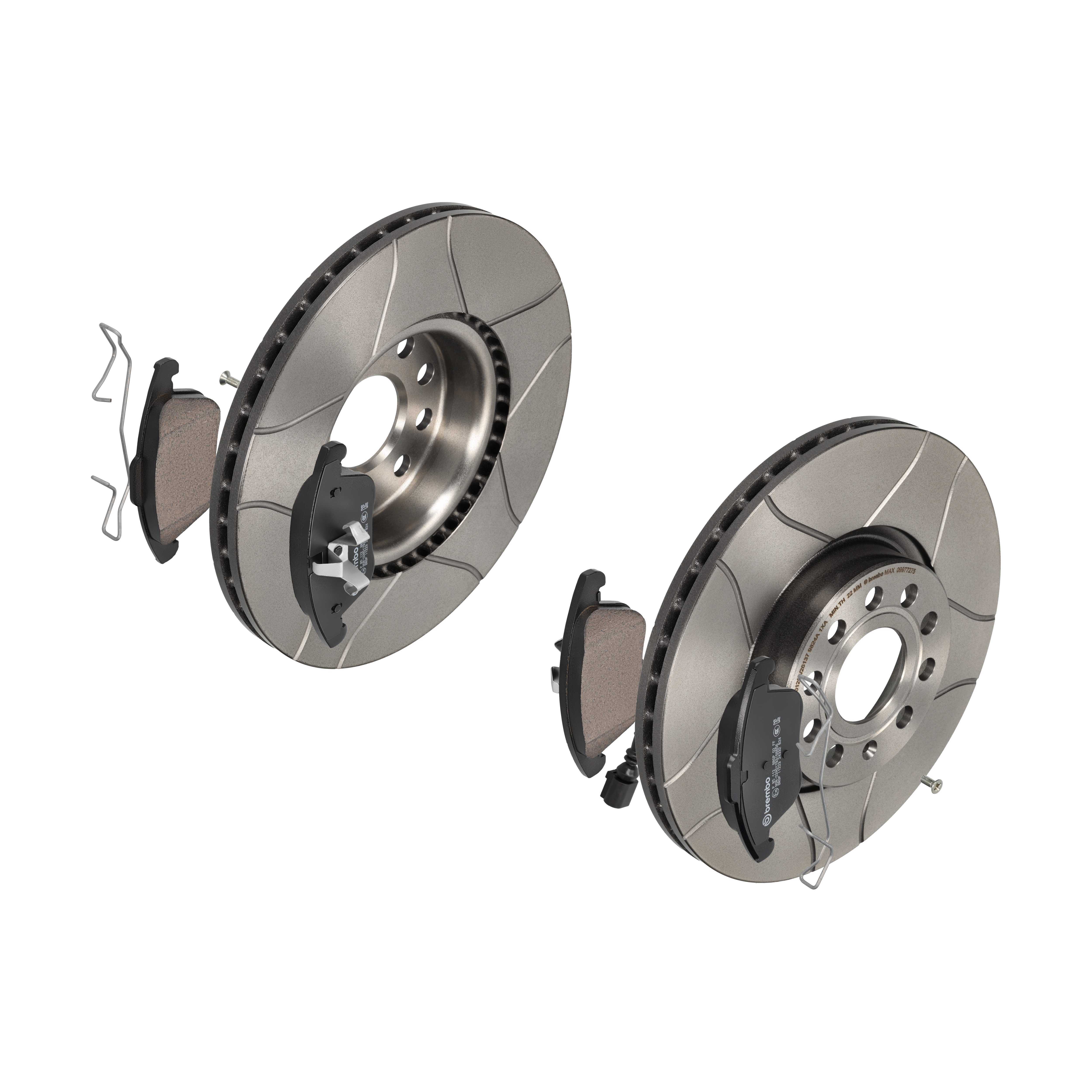 BREMBO Bremsensatz, Scheibenbremse sk8k0eznz1 Vorderachse Innenbelüftet 312mm 25mm für VW SKODA VW (SVW) VW (FAW) SEAT SKODA (SVW) AUDI AUDI (FAW)
