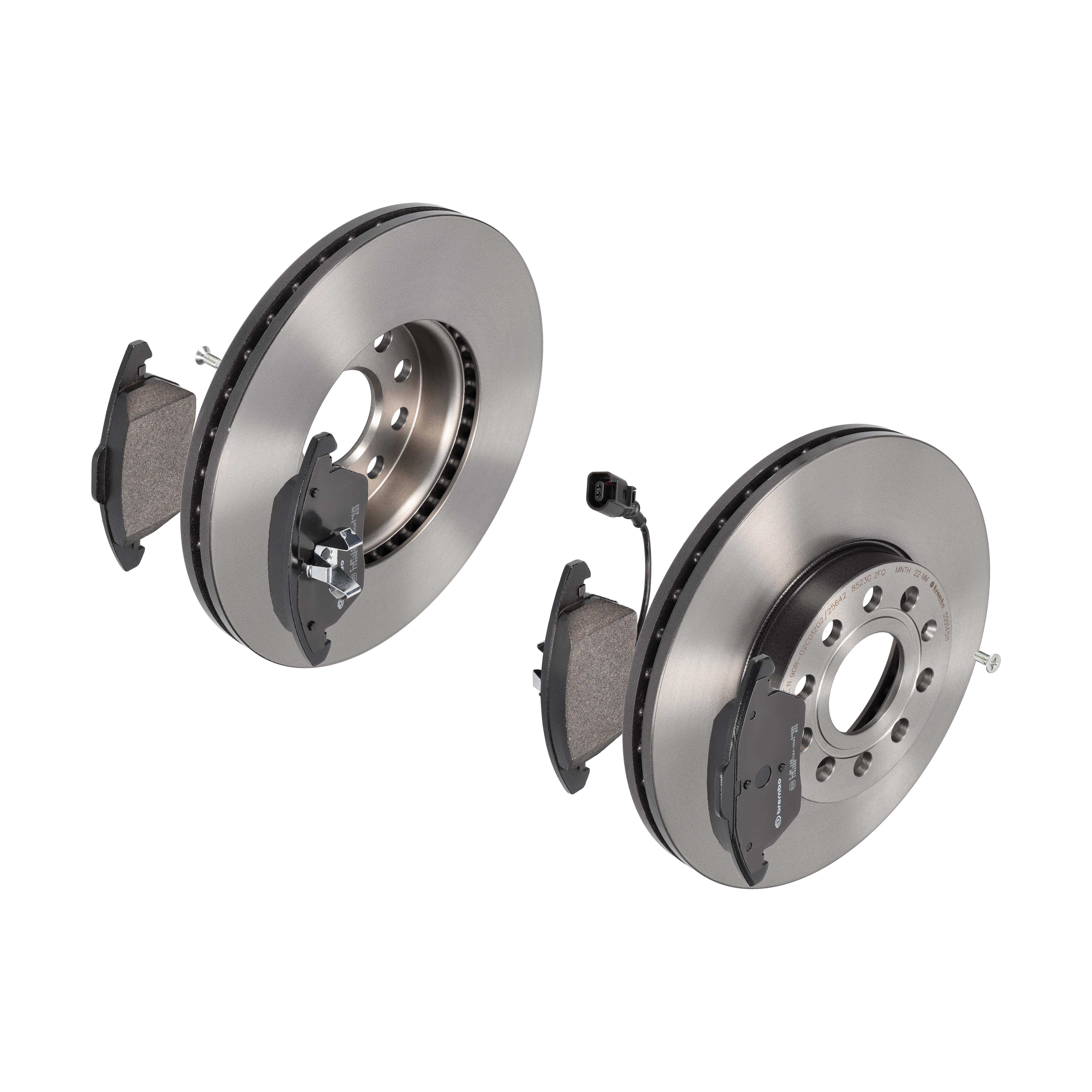 BREMBO Bremsensatz, Scheibenbremse ijdtidgtp6 Vorderachse Innenbelüftet 288mm 25mm für SKODA VW AUDI VW (SVW) VW (FAW) SEAT AUDI (FAW) SKODA (SVW)