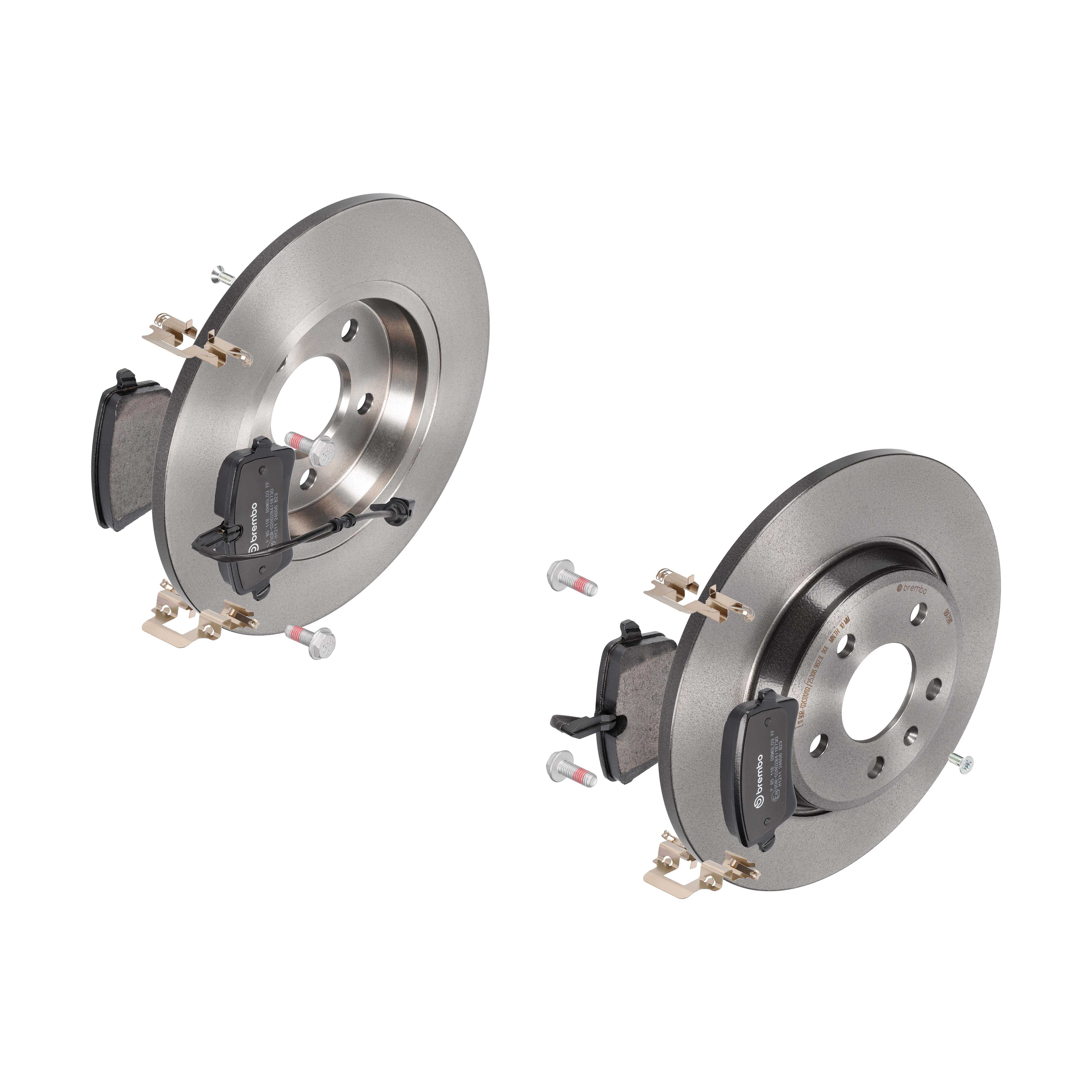 BREMBO Bremsensatz, Scheibenbremse ijdtidi970 Hinterachse Voll 300mm 12mm für AUDI (FAW) AUDI SKODA VW (FAW)