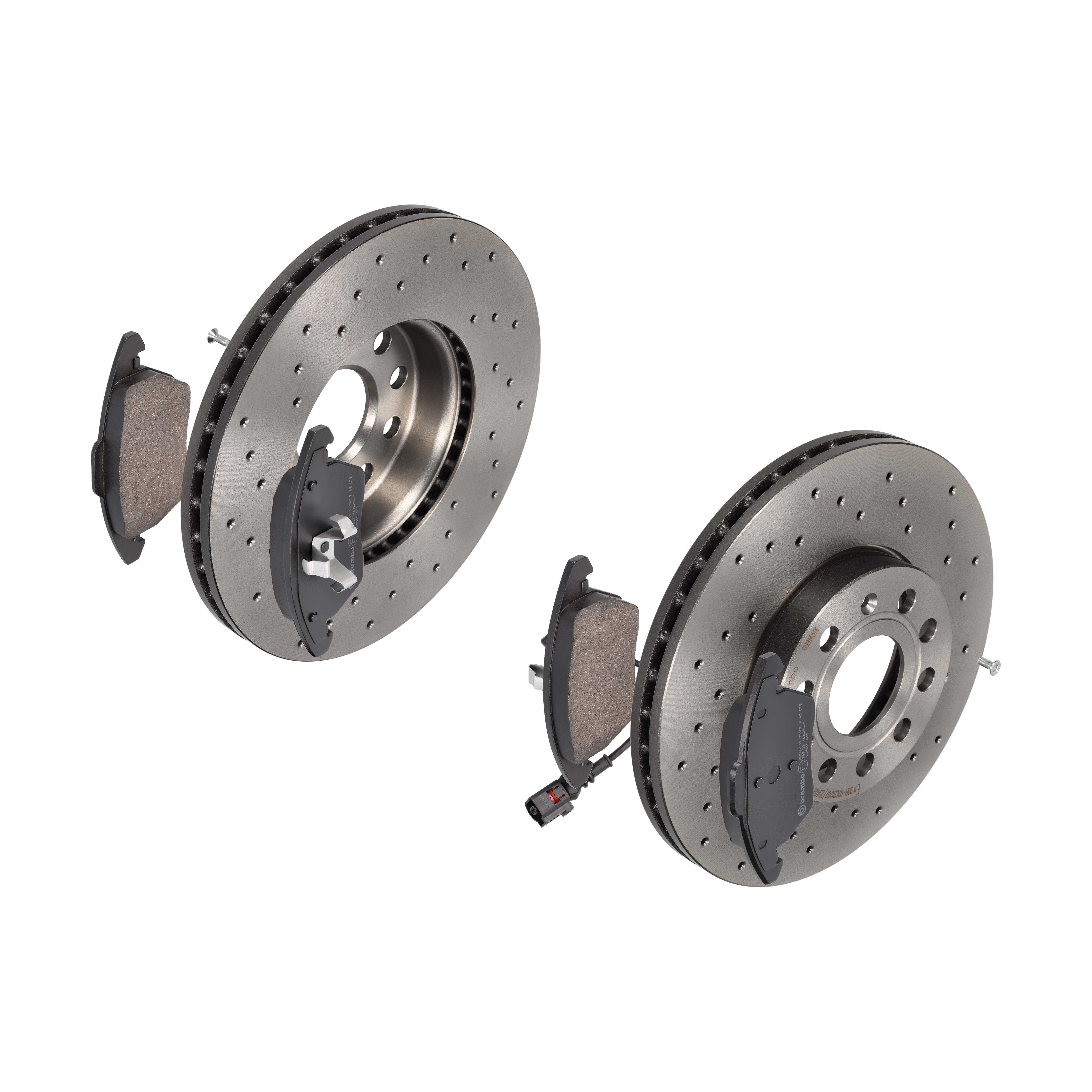 BREMBO Bremsensatz, Scheibenbremse sk8k0f5da4 Vorderachse Gelocht/innenbel. 288mm 25mm für SEAT AUDI VW (SVW) SKODA SKODA (SVW) AUDI (FAW) VW VW (FAW)