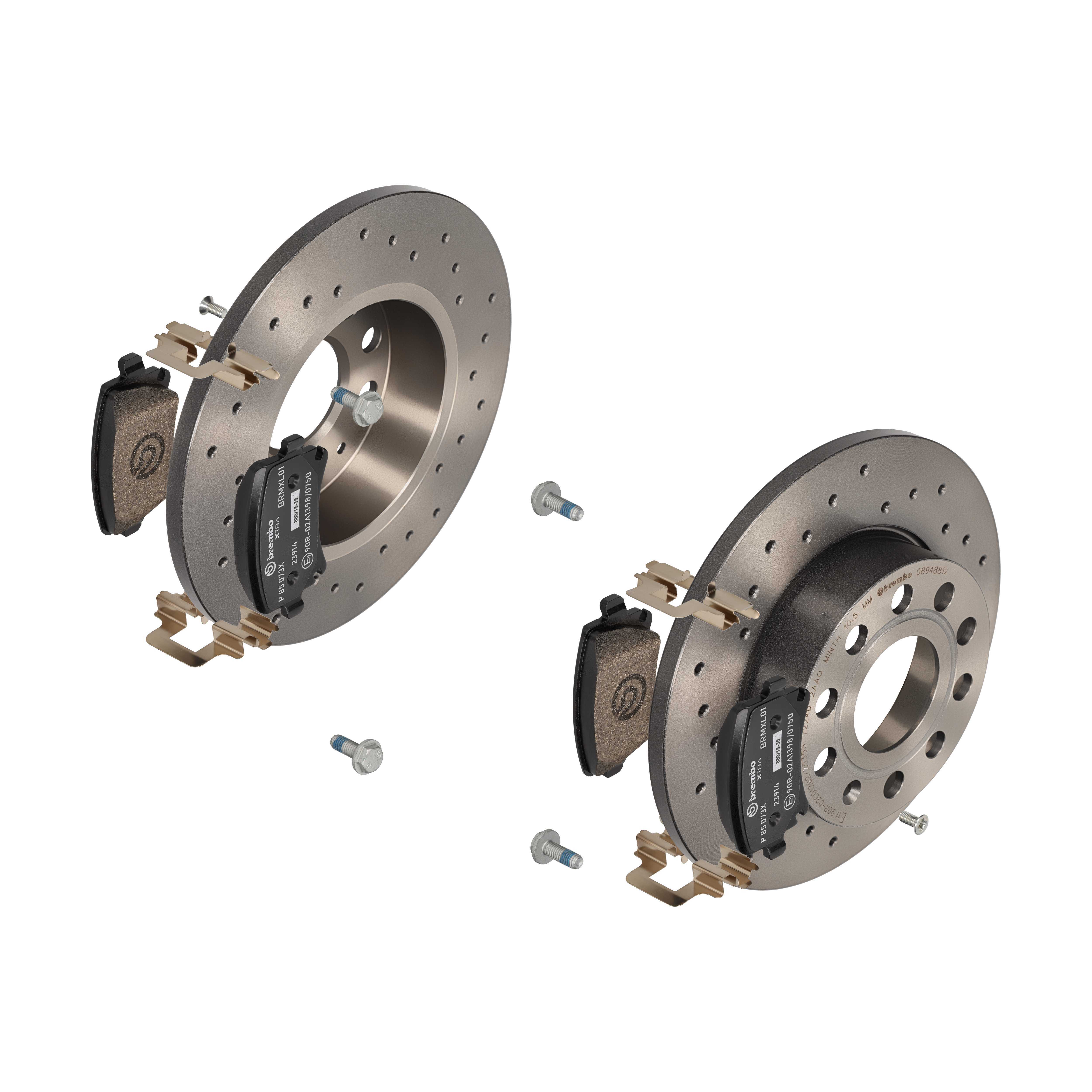 BREMBO Bremsensatz, Scheibenbremse sk8k0f9au7 Hinterachse Gelocht 256mm 12mm für VW AUDI (FAW) SKODA AUDI SEAT SKODA (SVW) VW (FAW) VW (SVW)
