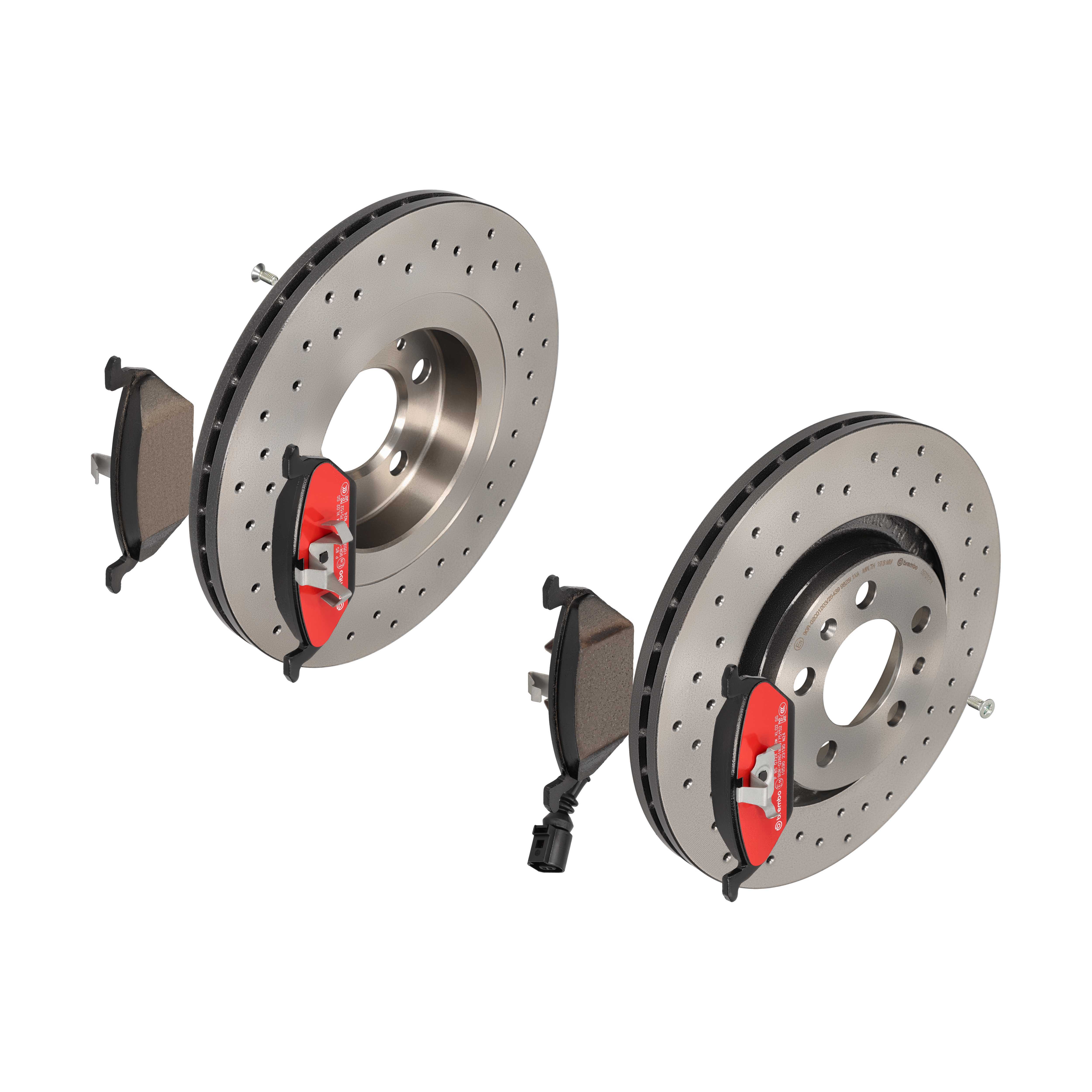 BREMBO Bremsensatz, Scheibenbremse sk8k0f3dh1 Vorderachse Gelocht/innenbel. 280mm 22mm für ROEWE (SAIC) SEAT VW (SVW) VW (FAW) AUDI VW
