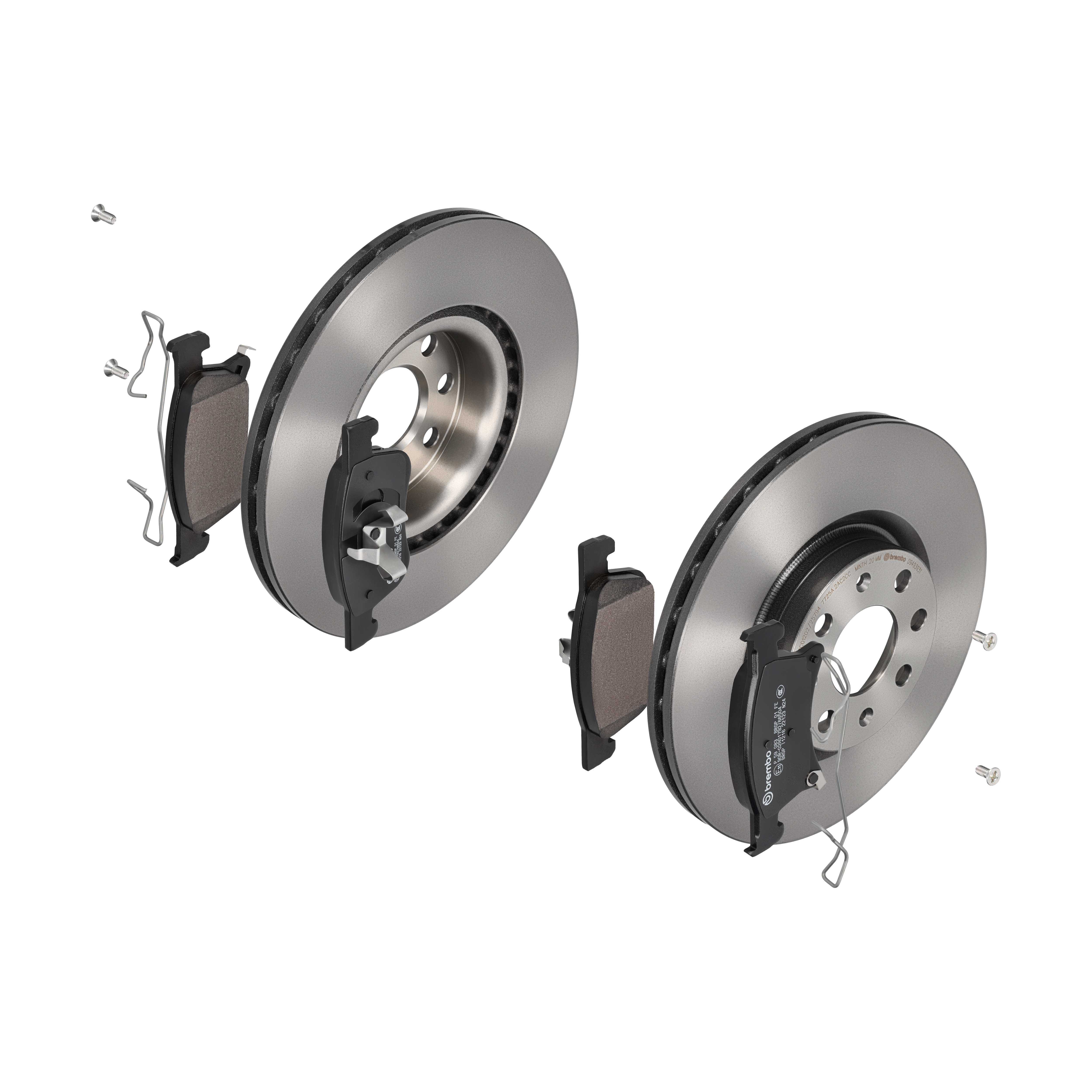 BREMBO Bremsensatz, Scheibenbremse ijdtidg4p6 Vorderachse Innenbelüftet 284mm 22mm für VAUXHALL OPEL FIAT