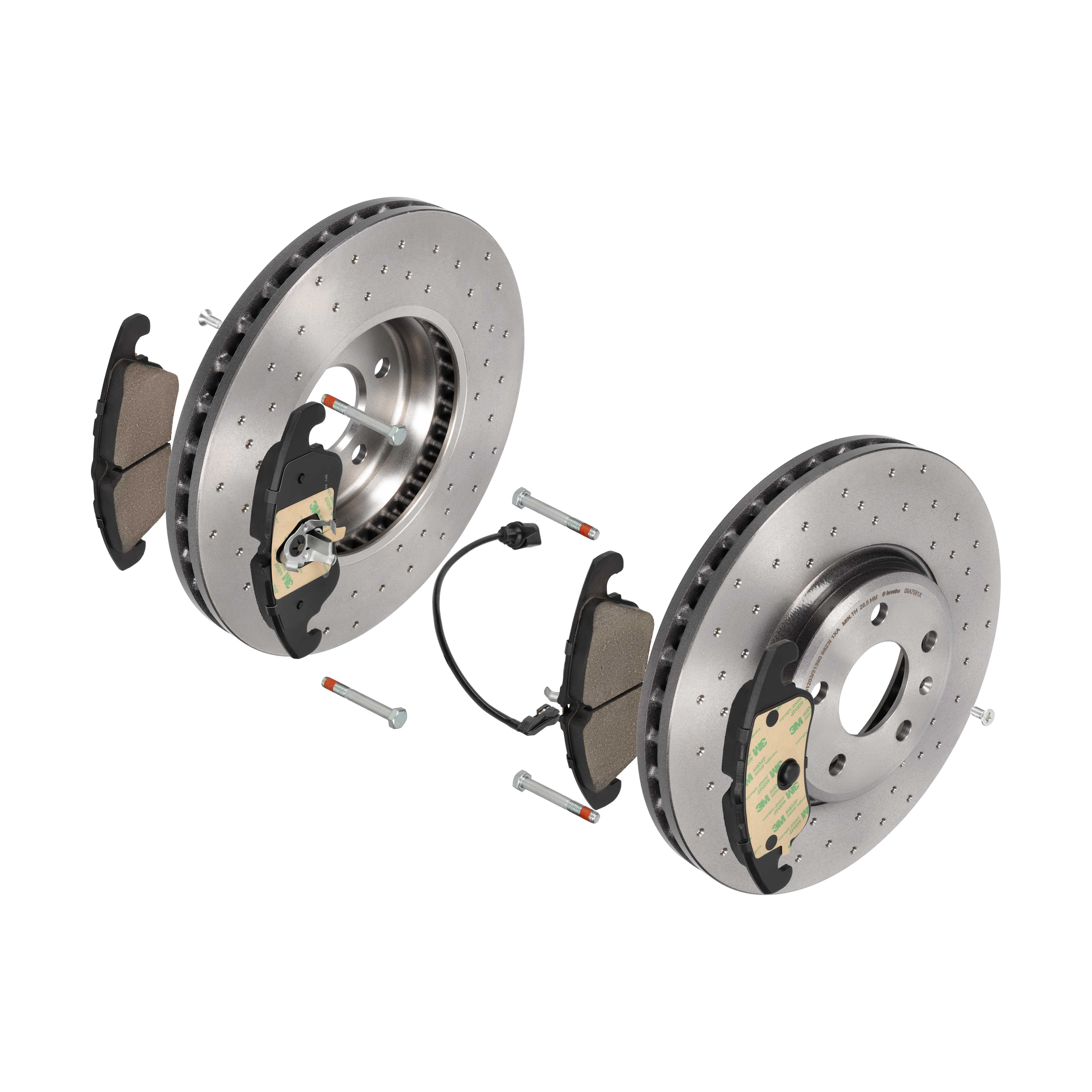BREMBO sg00000ck7 Vorderachse Gelocht/innenbel. 320mm 30mm für AUDI SEAT SKODA VW (FAW) AUDI (FAW)