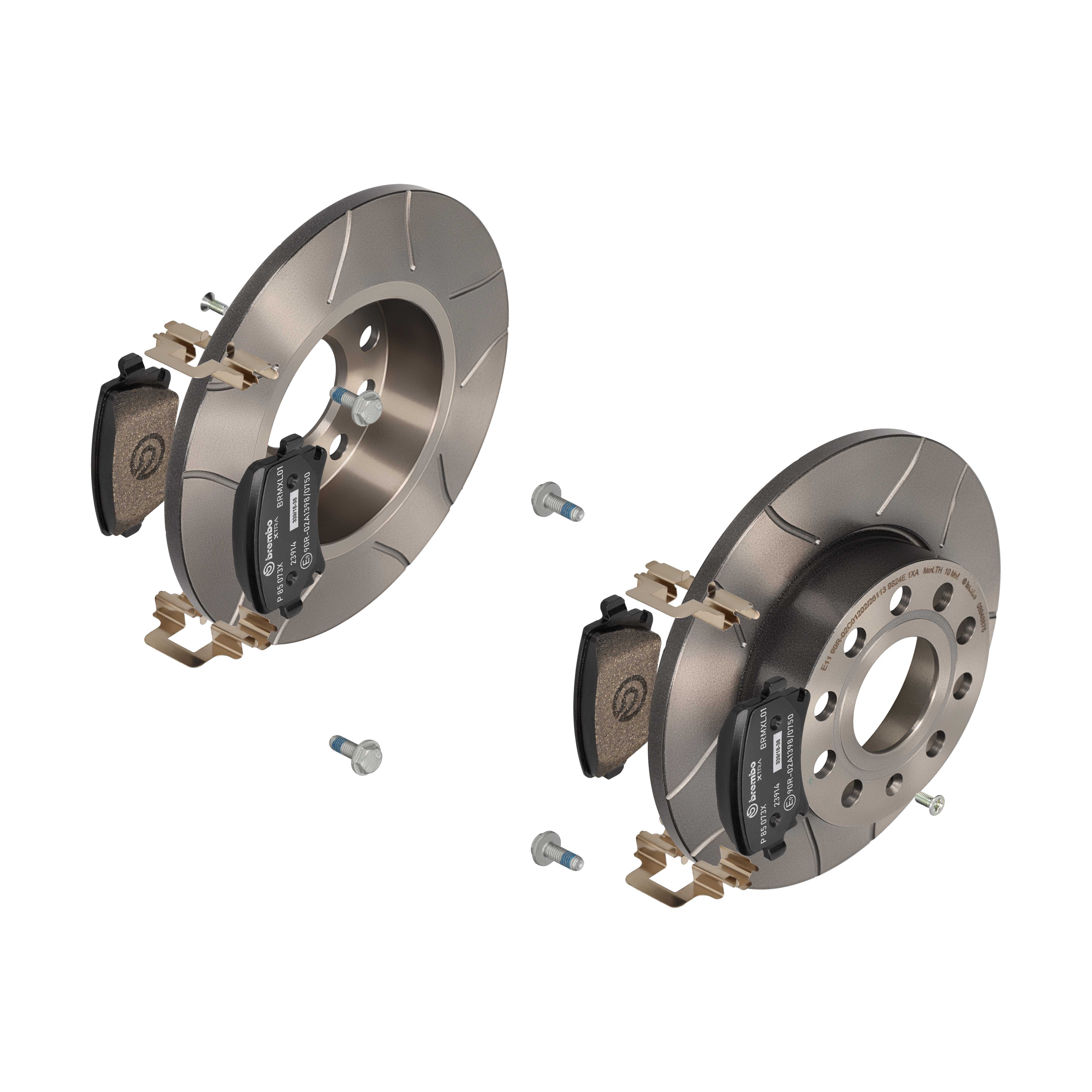 BREMBO Bremsensatz, Scheibenbremse sk8k0f86s5 Hinterachse Geschlitzt 256mm 12mm für VW (FAW) VW AUDI (FAW) SKODA AUDI SEAT VW (SVW) SKODA (SVW)