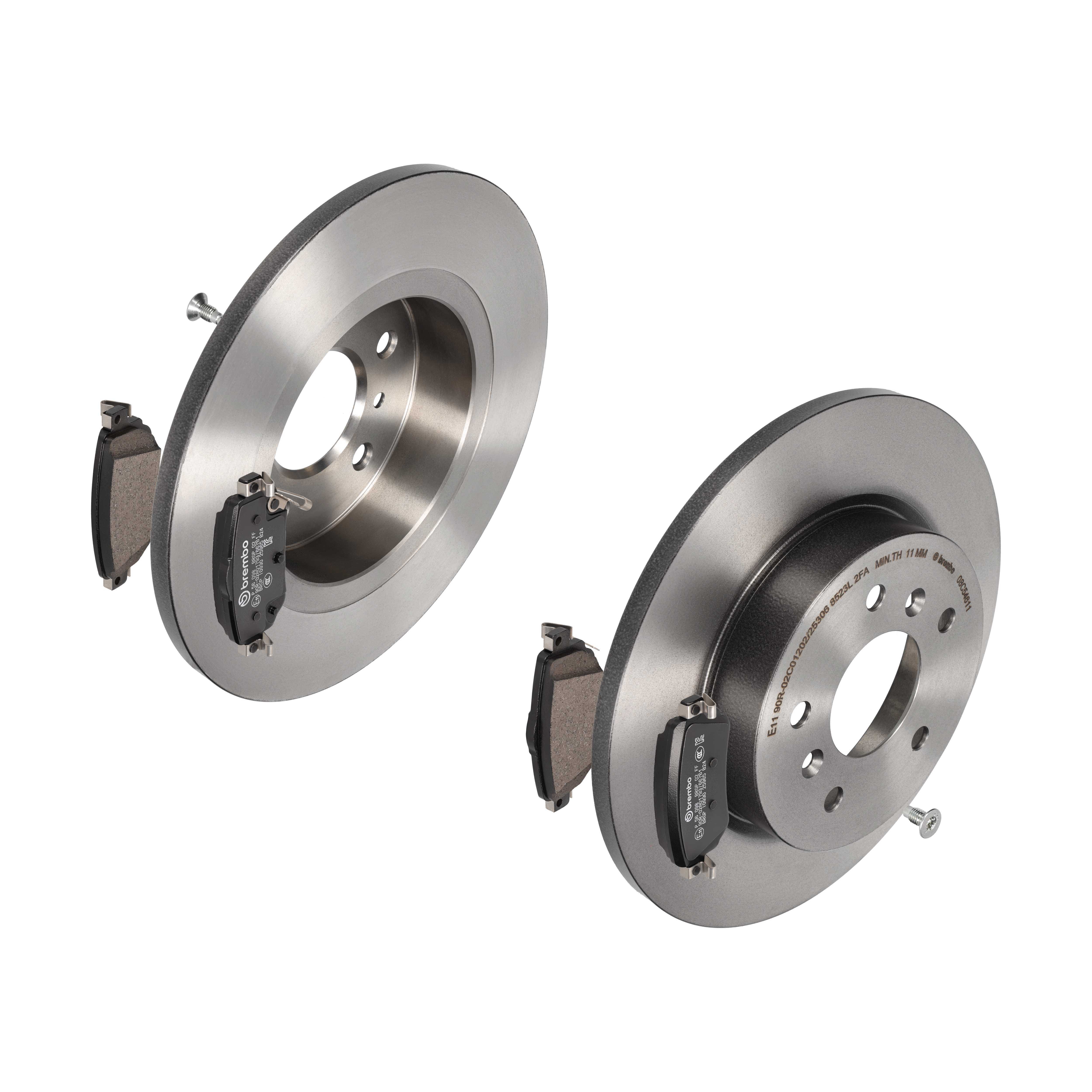 BREMBO Bremsensatz, Scheibenbremse ijdtidki76 Hinterachse Voll 290mm 13mm für RENAULT NISSAN RENAULT (DFAC)