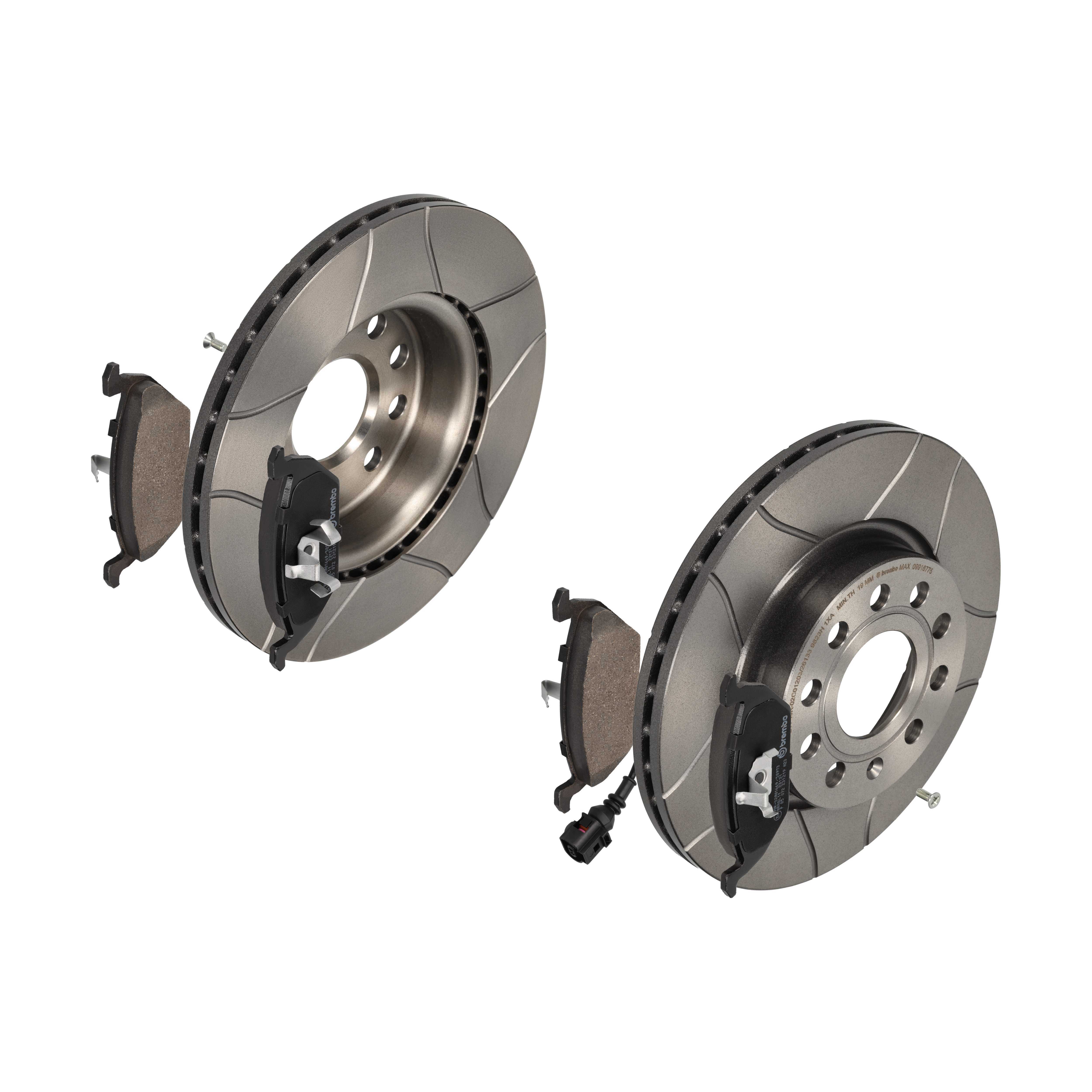BREMBO Bremsensatz, Scheibenbremse sk8k0f4tl6 Vorderachse Geschlitzt 280mm 22mm für ROEWE (SAIC) SEAT SKODA VW AUDI SKODA (SVW) VW (FAW) VW (SVW)