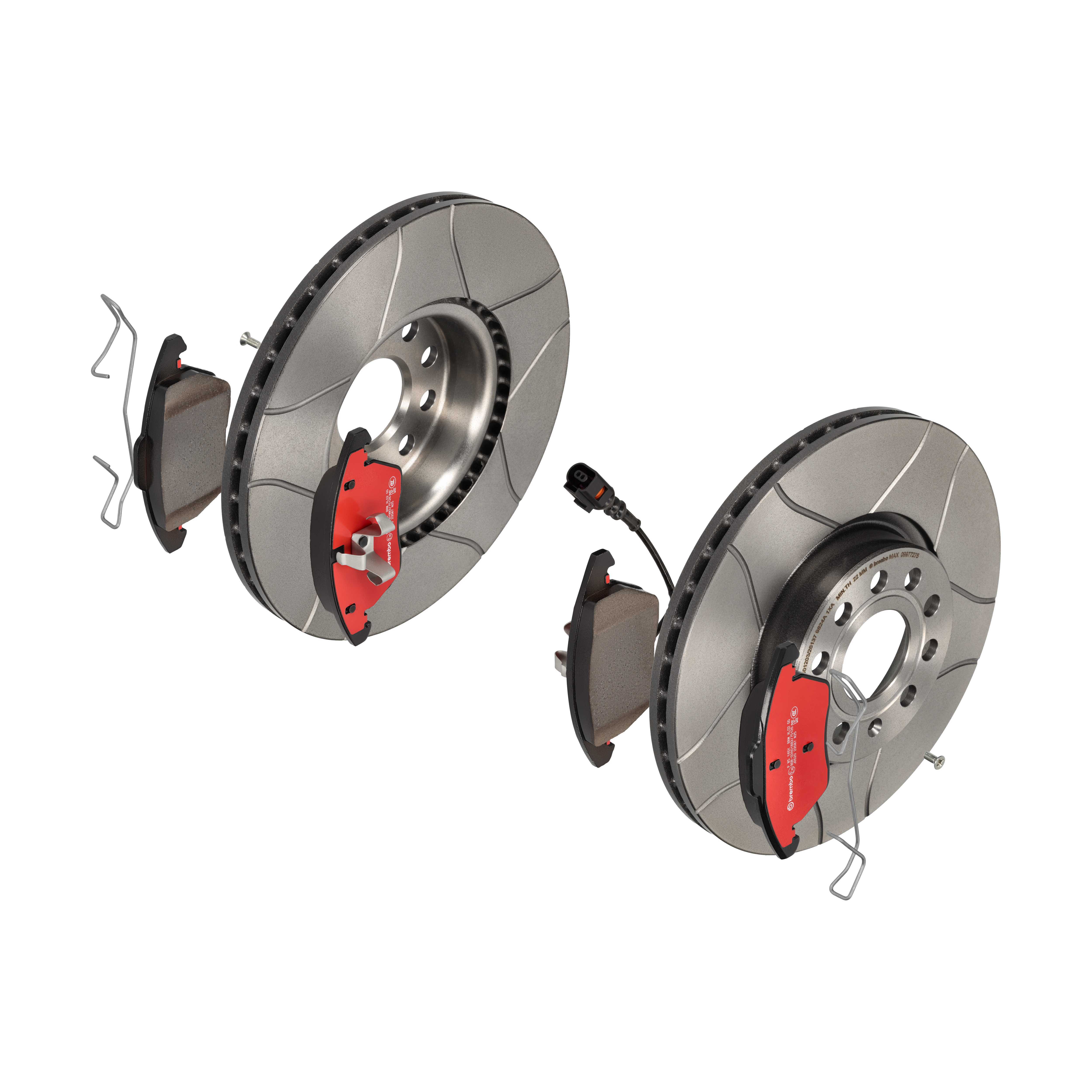BREMBO Bremsensatz, Scheibenbremse sk8k0f3gu4 Vorderachse Innenbelüftet 312mm 25mm für VW SKODA (SVW) SEAT SKODA AUDI VW (FAW) VW (SVW)
