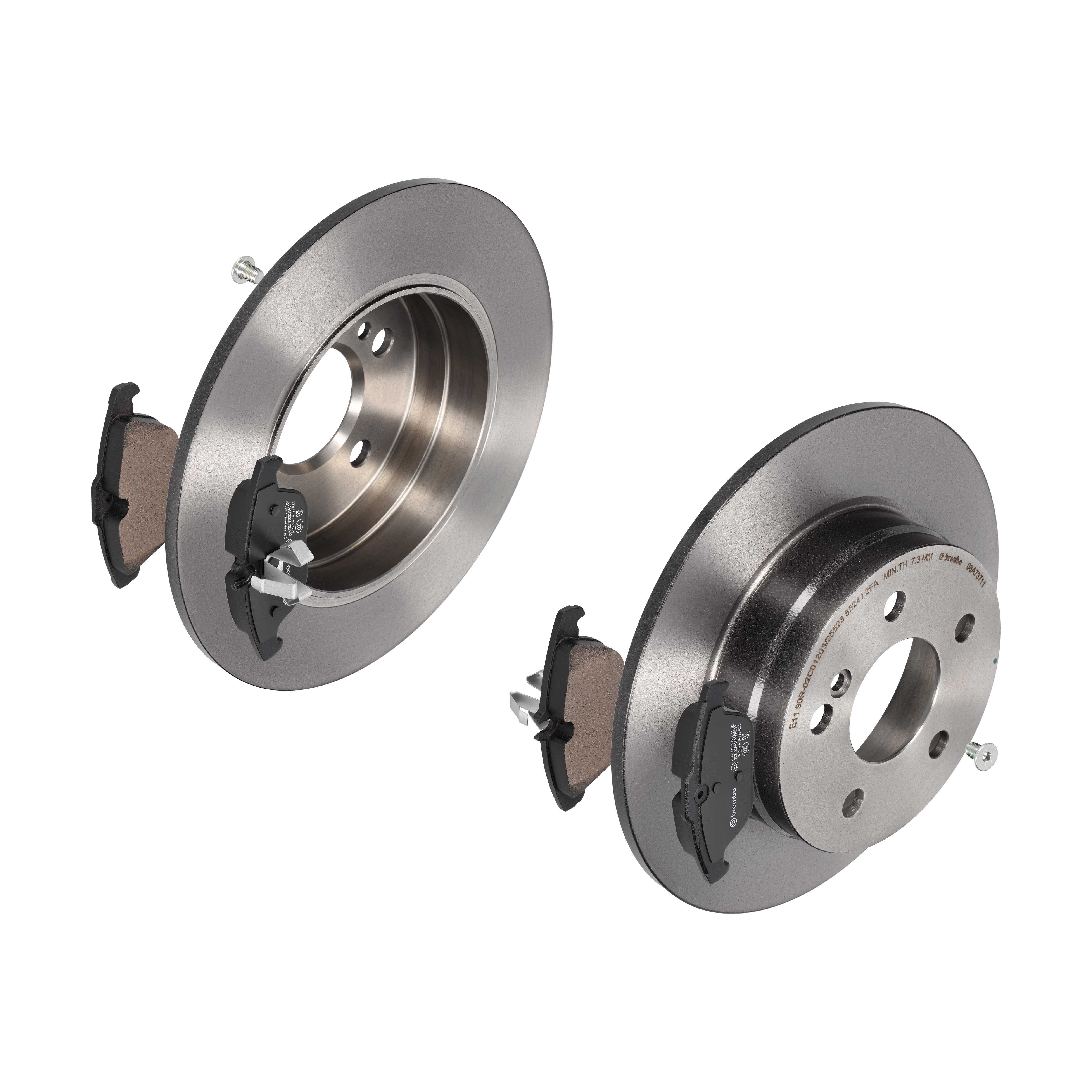 BREMBO Bremsensatz, Scheibenbremse ijzjsggnt4 Hinterachse Voll 278mm 9mm für MERCEDES-BENZ