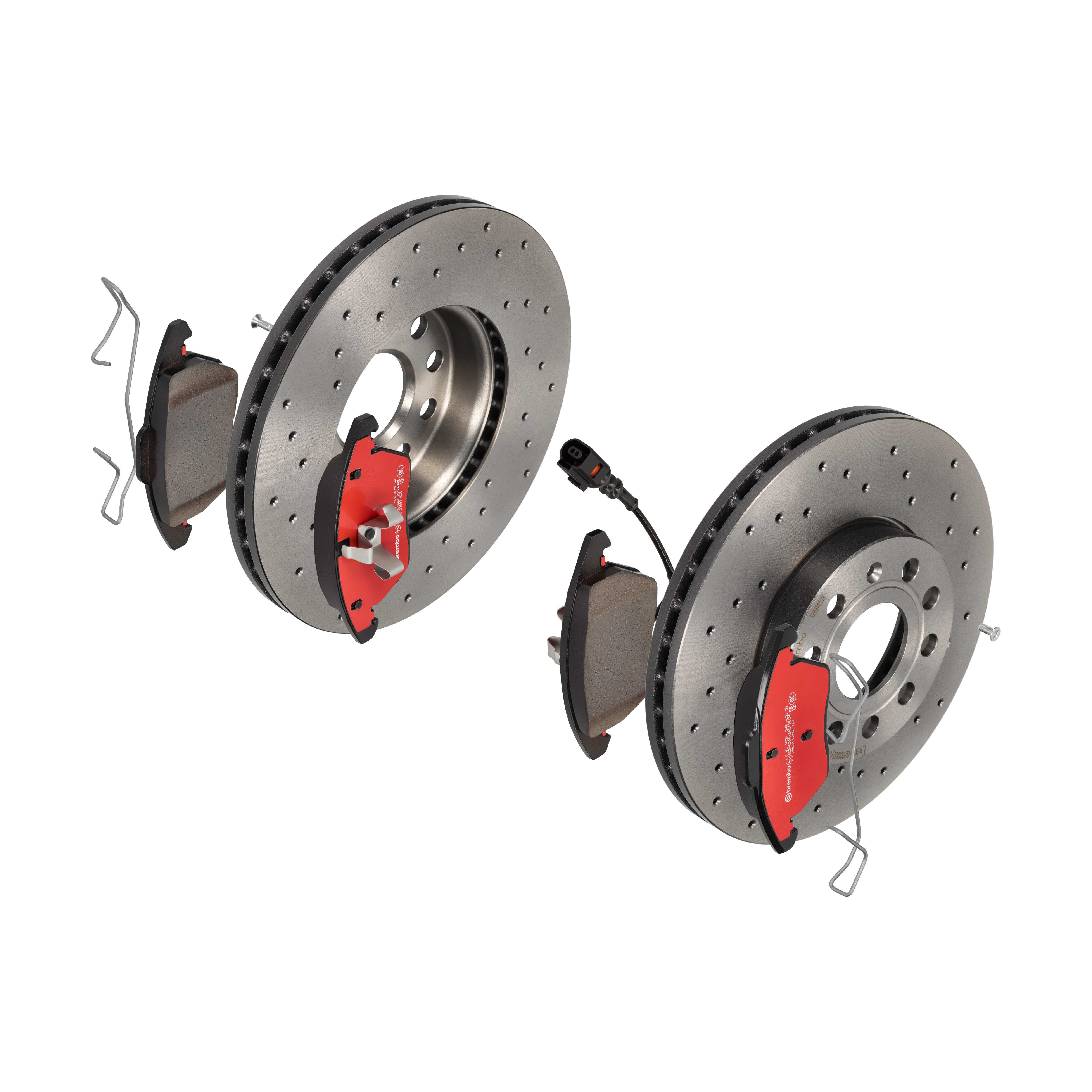 BREMBO Bremsensatz, Scheibenbremse sk8k0f61m4 Vorderachse Gelocht/innenbel. 288mm 25mm für VW AUDI VW (FAW) VW (SVW) SKODA SEAT SKODA (SVW) AUDI (FAW)