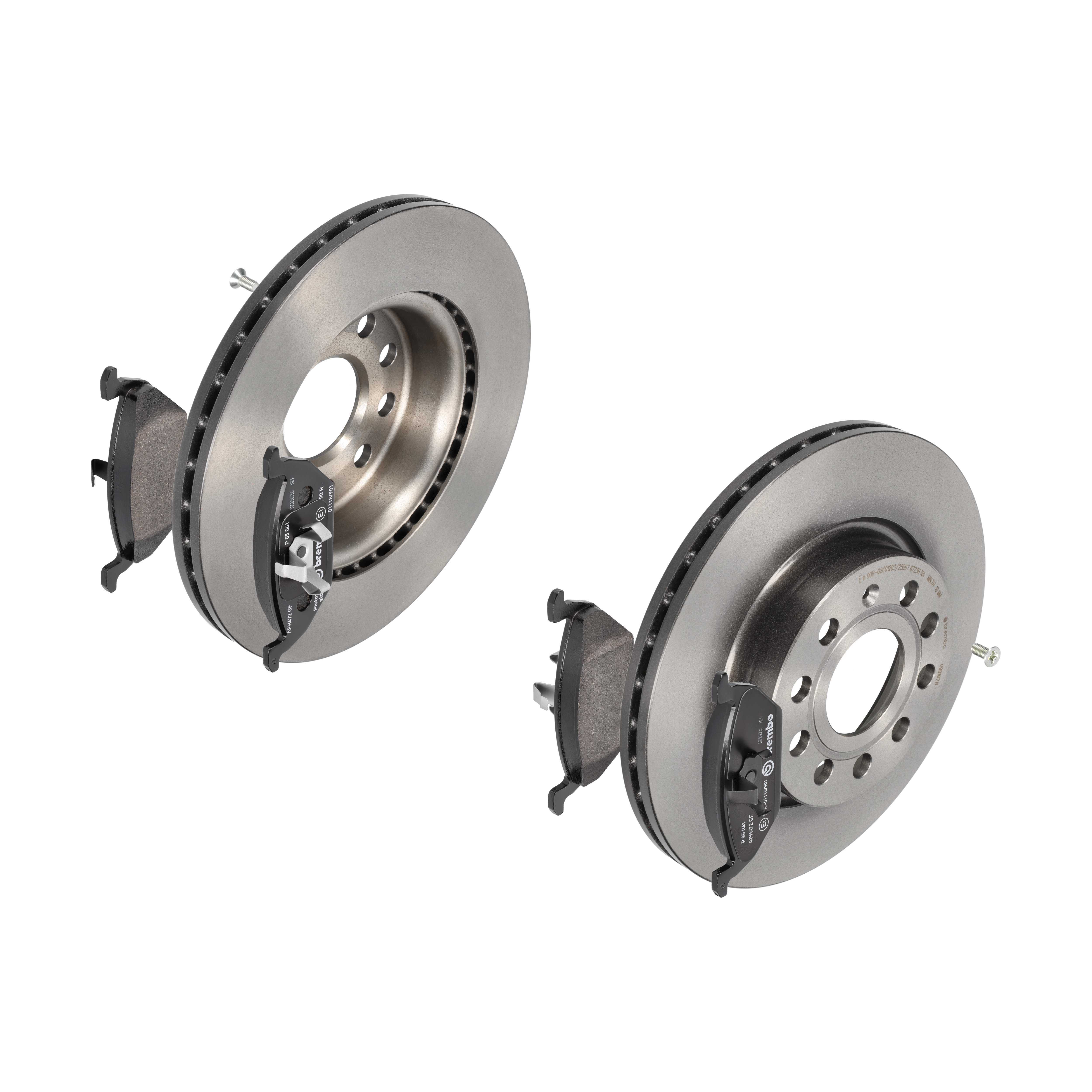 BREMBO Bremsensatz, Scheibenbremse ijzjsggbi1 Vorderachse Innenbelüftet 280mm 22mm für VW (FAW) VW SKODA SEAT AUDI VW (SVW) BRILLIANCE SKODA (SVW)