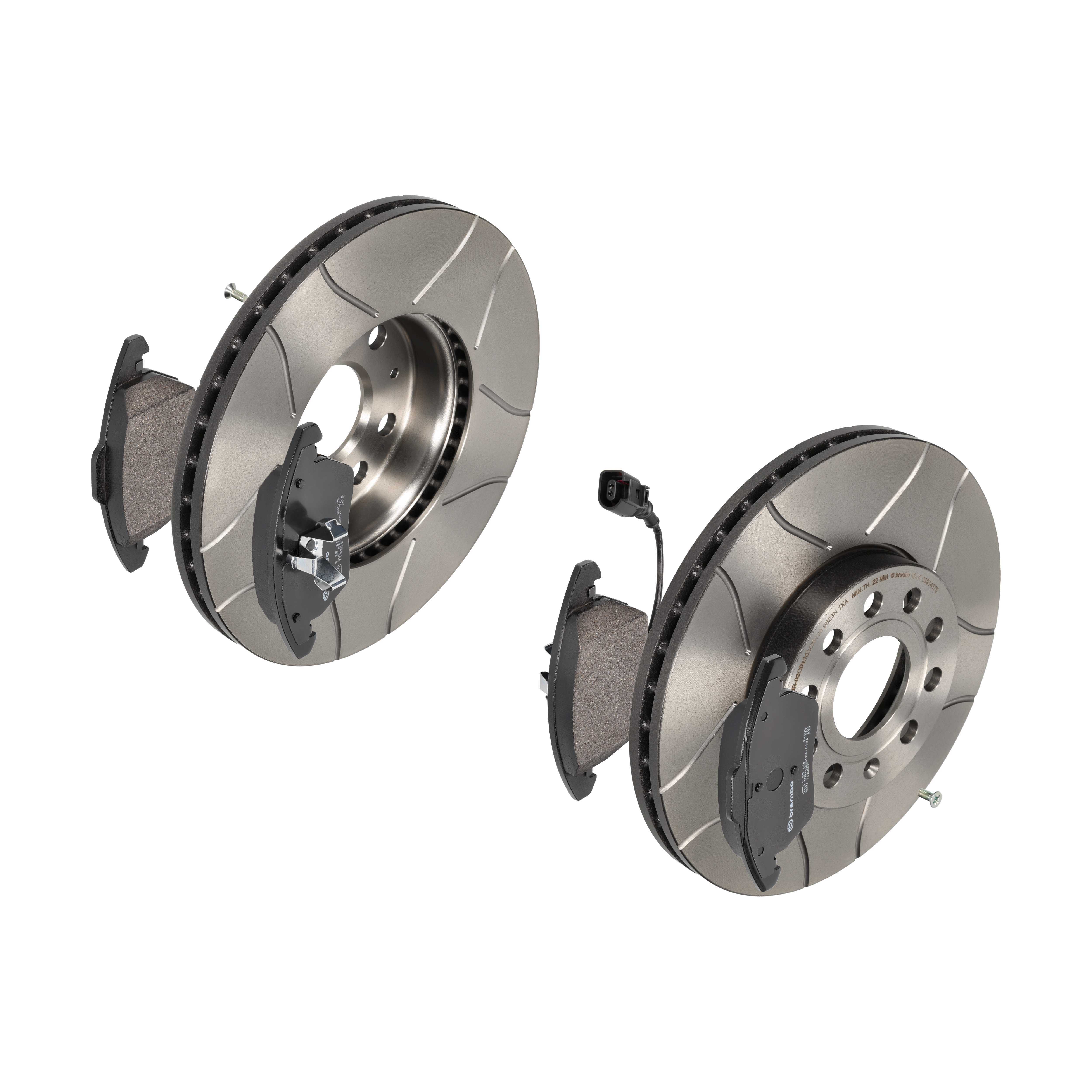 BREMBO Bremsensatz, Scheibenbremse sk8k0f5990 Vorderachse Geschlitzt 288mm 25mm für SEAT AUDI SKODA SKODA (SVW) VW AUDI (FAW) VW (SVW)