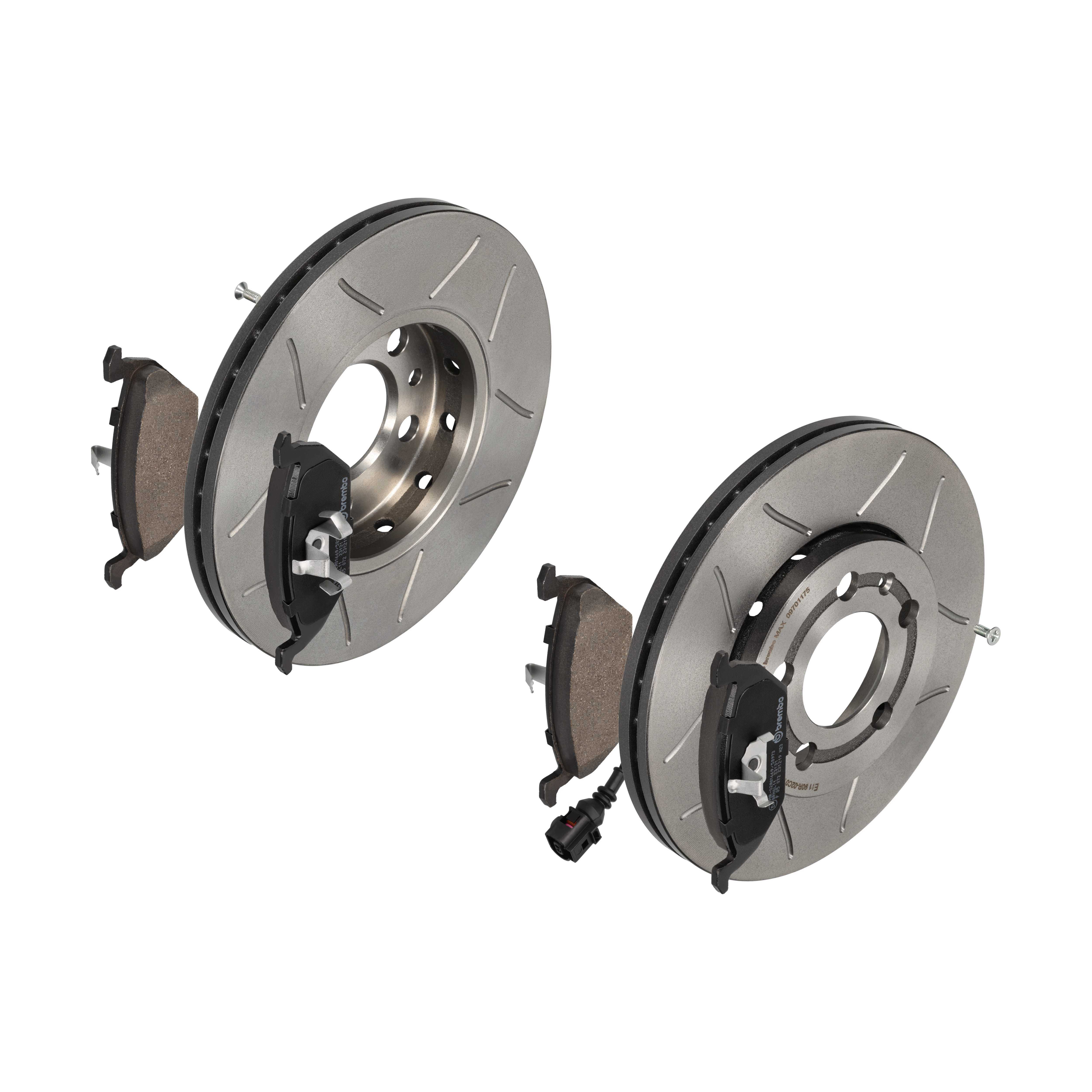 BREMBO Bremsensatz, Scheibenbremse sk8k0f7fj3 Vorderachse Geschlitzt 256mm 22mm für ROEWE (SAIC) VW SKODA AUDI VW (FAW) SEAT SKODA (SVW) VW (SVW)